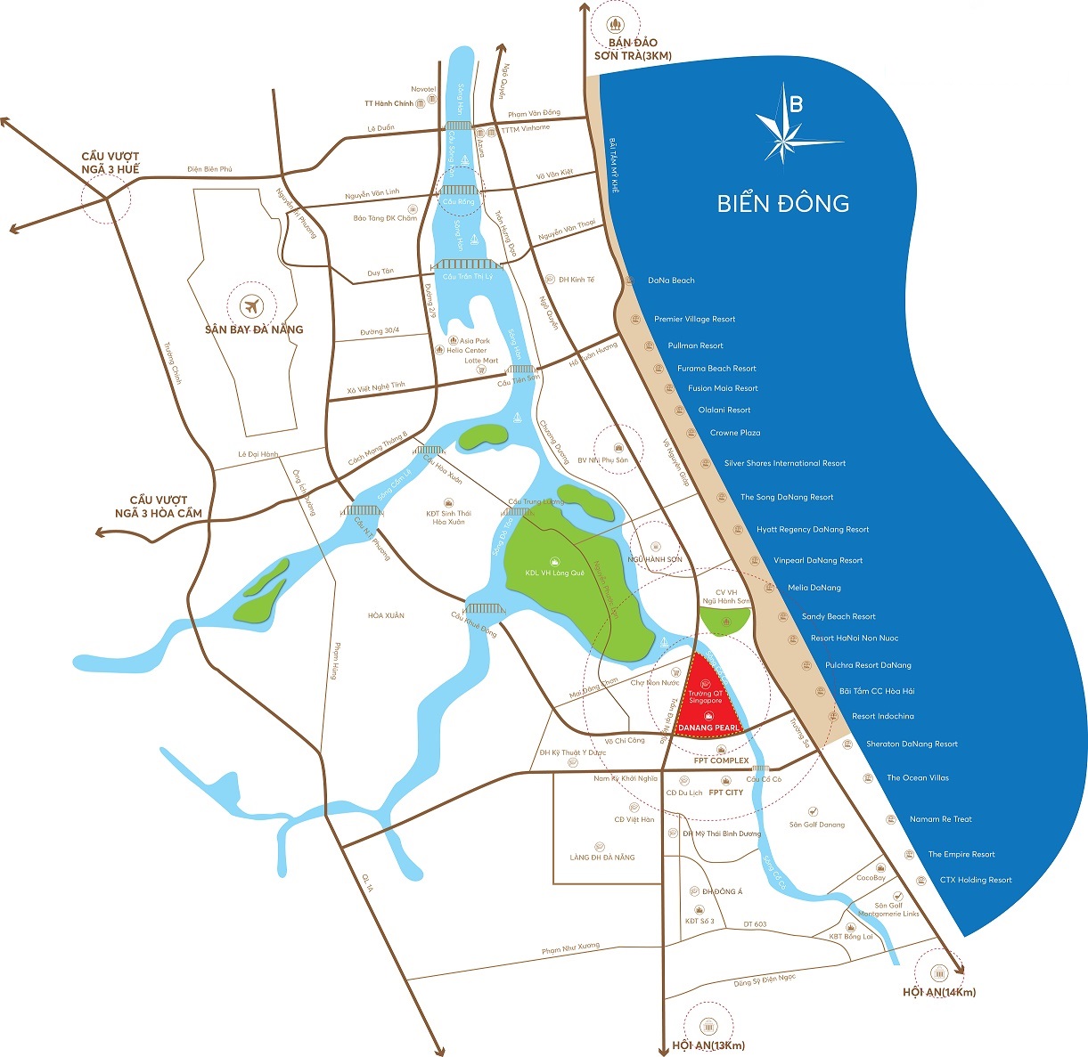 Regal Group & VictoryCons break ground on Regal Complex Da Nang 2 Location of Regal Complex Da Nang Apartments