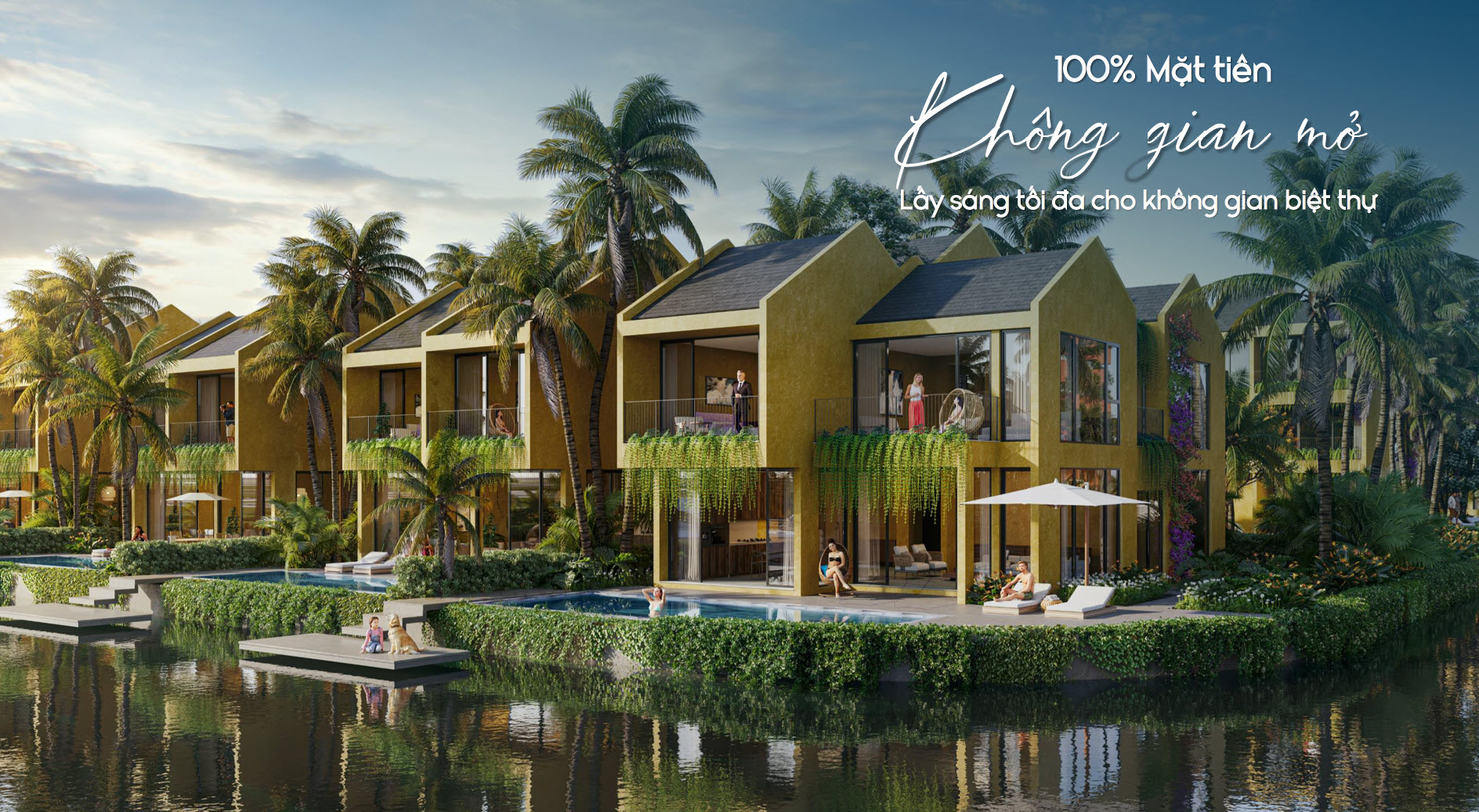 Khu đô thị Casamia Balanca Hội An: Chính sách, bảng hàng và giá bán 2 100 phần trăm thiết kế không gian mở với Casamia Balanca Hội An