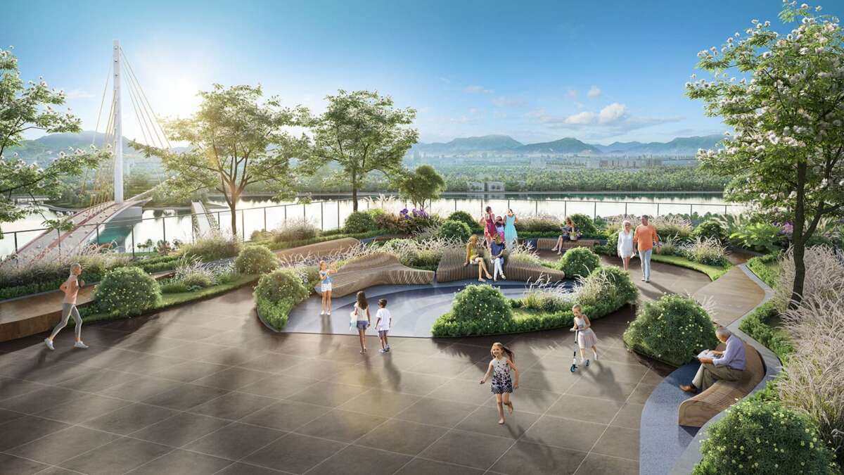 Phối cảnh tiện ích đẳng cấp bật nhất tại Sun Cosmo Residence được phát triển bởi Sun Group.