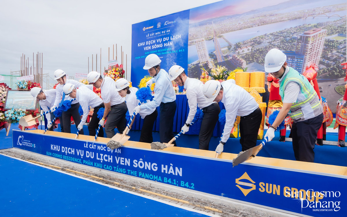 Cập nhật tiến độ thi công Căn Hộ Sun Cosmo Residence Đà Nẵng