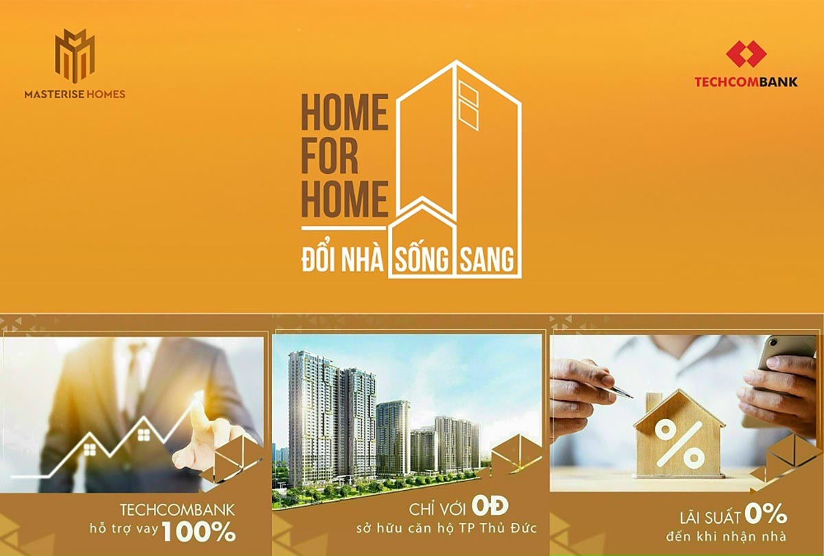 Chính sách mua nhà 0đ Home For Home của Masterise Homes Đà Nẵng