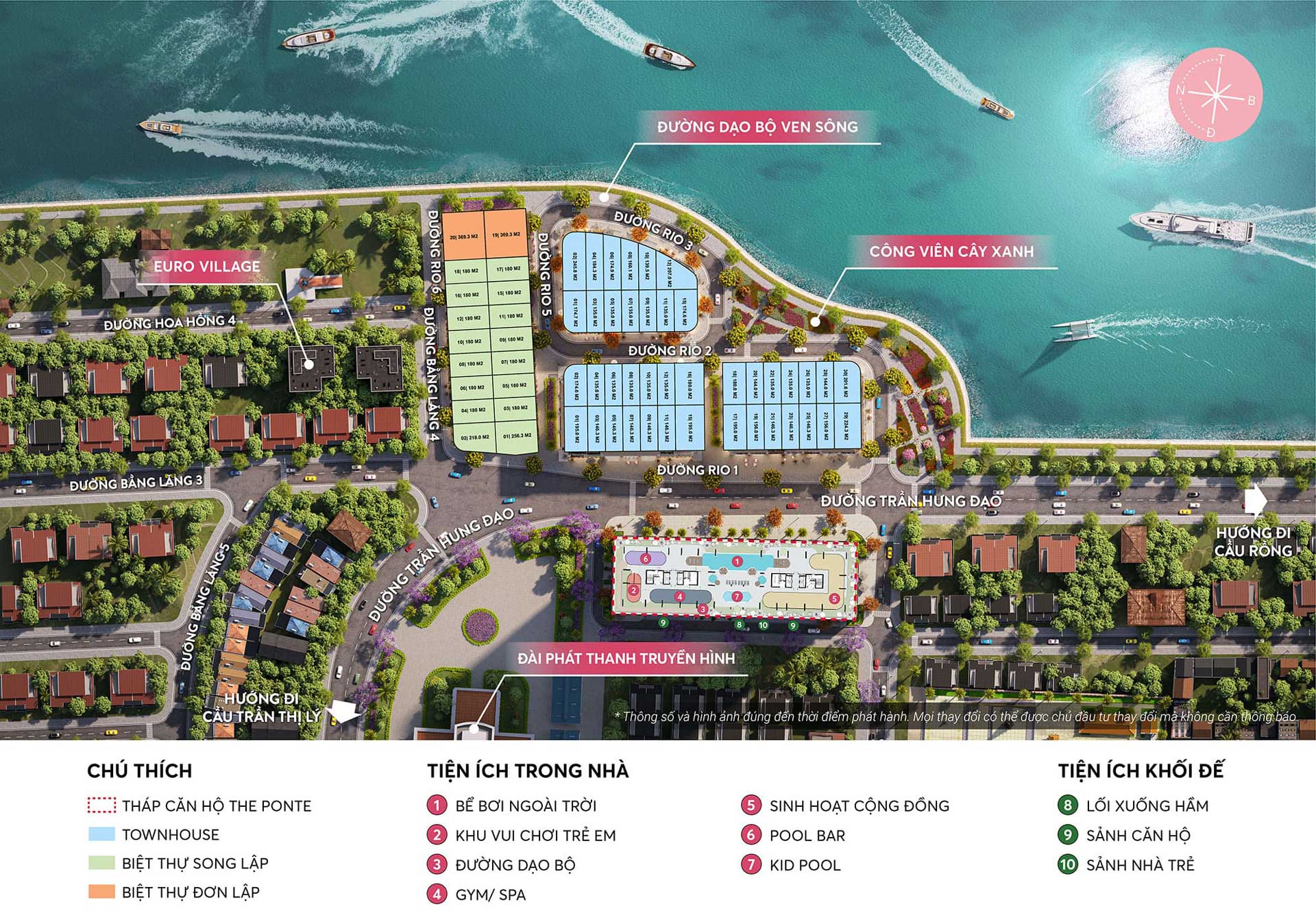 Mặt bằng tầng Sun Ponte Residence Đà Nẵng