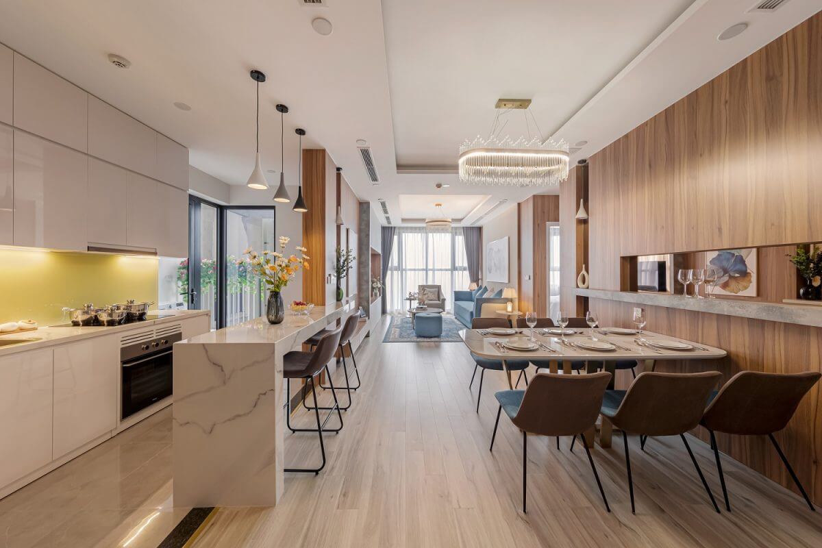 Nội thất phòng bếp tại Căn hộ Capital Square Đà Nẵng