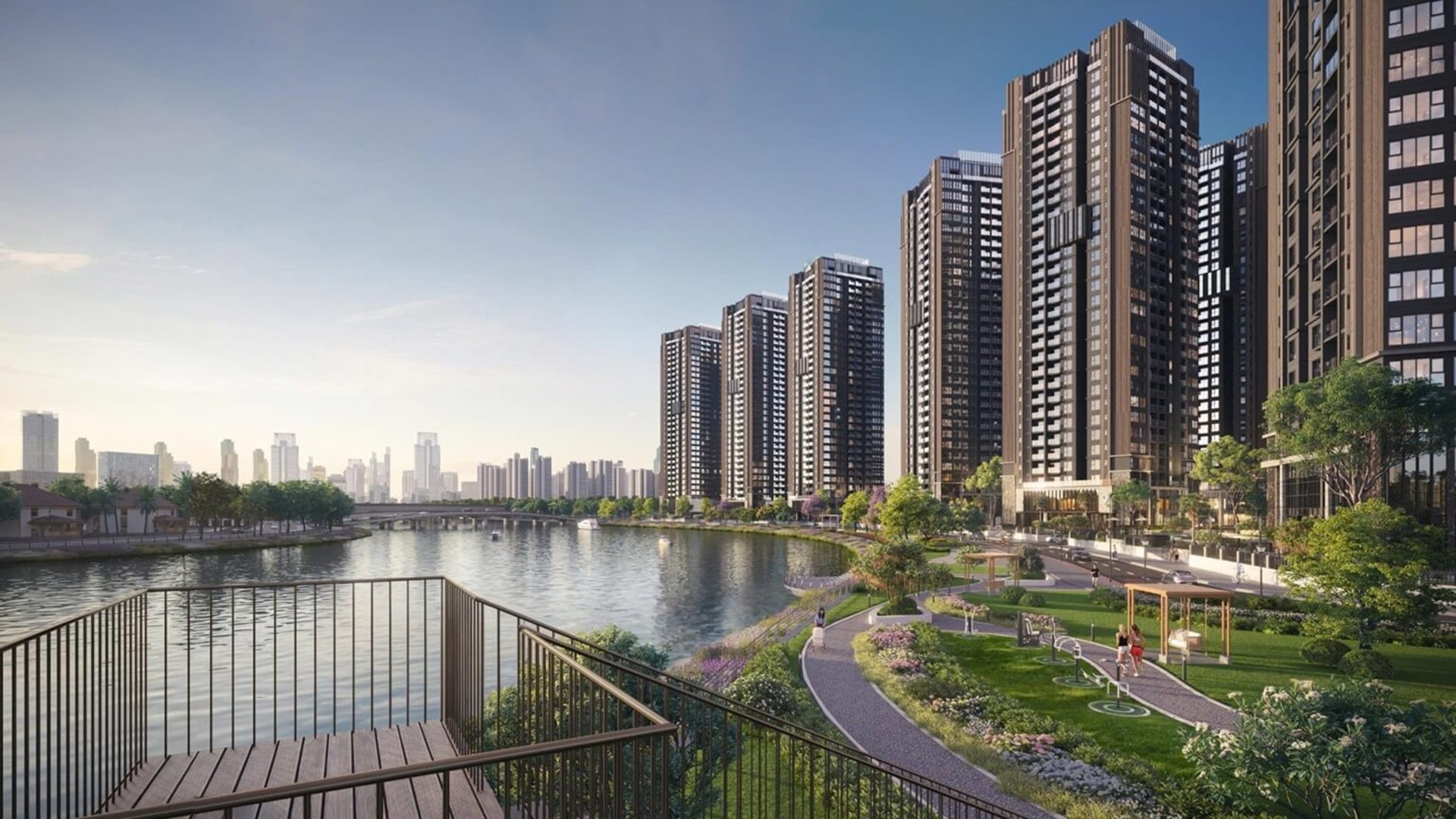 Phối cảnh mặt nhìn từ sông Hàn Căn Hộ Capital Square Đà Nẵng