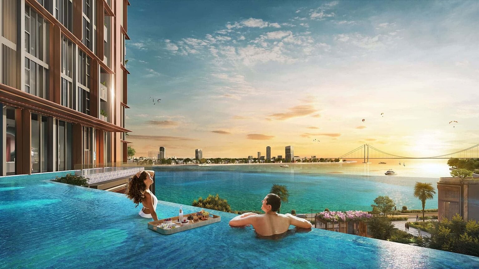 Tiện Ích Căn Hộ Capital Square Đà Nẵng: Đỉnh Sống Đẳng Cấp Bên Sông Hàn 2 Tiện ích căn hộ Capital Square Đà nẵng với hồ bơi tràng bờ
