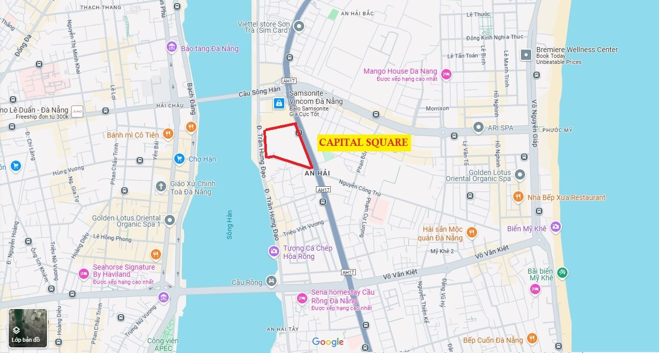 Vị trí căn hộ Capital Square của BRG Group