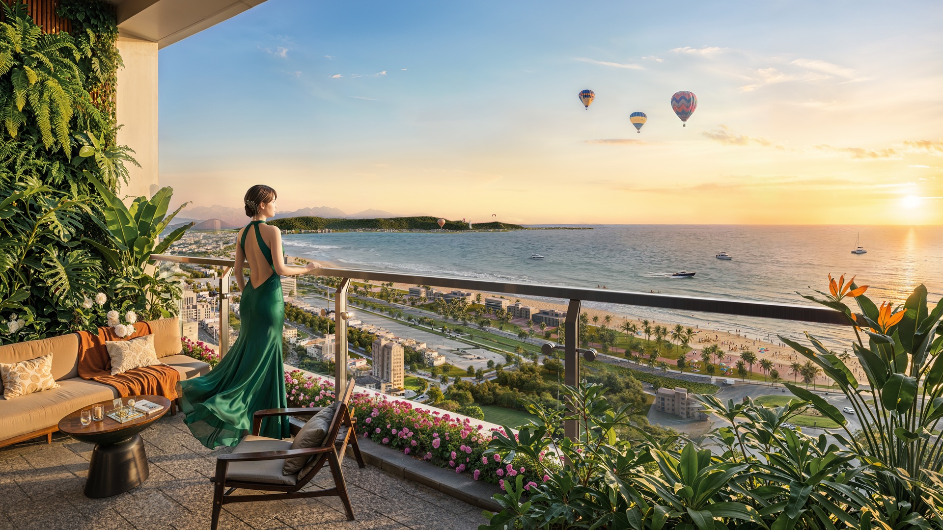 Giải Mã Sức Hút Căn Hộ Futa Kim An "Cỗ Máy In Tiền" Mặt Biển Mỹ Khê 7 Phối cảnh VIew Biển Mỹ Khê Futa Kim An Đà Nẵng