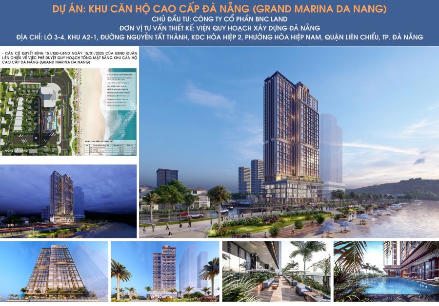 Quy hoạch khu căn hộ cao cấp Grand Marina Đà Nẵng