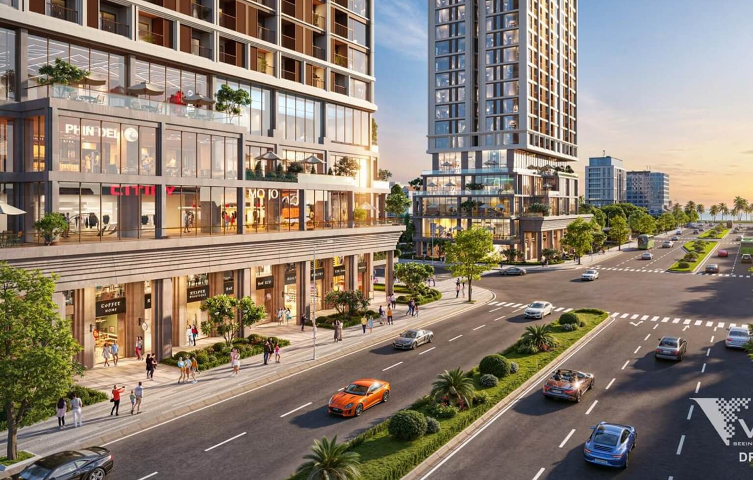 SUN COSTA RESIDENCE ĐÀ NẴNG | BẢNG GIÁ & CHÍNH SÁCH 47 Khối thấp tầng kinh doanh tại dự án Căn hộ Sun Costa Residence Đà Nẵng