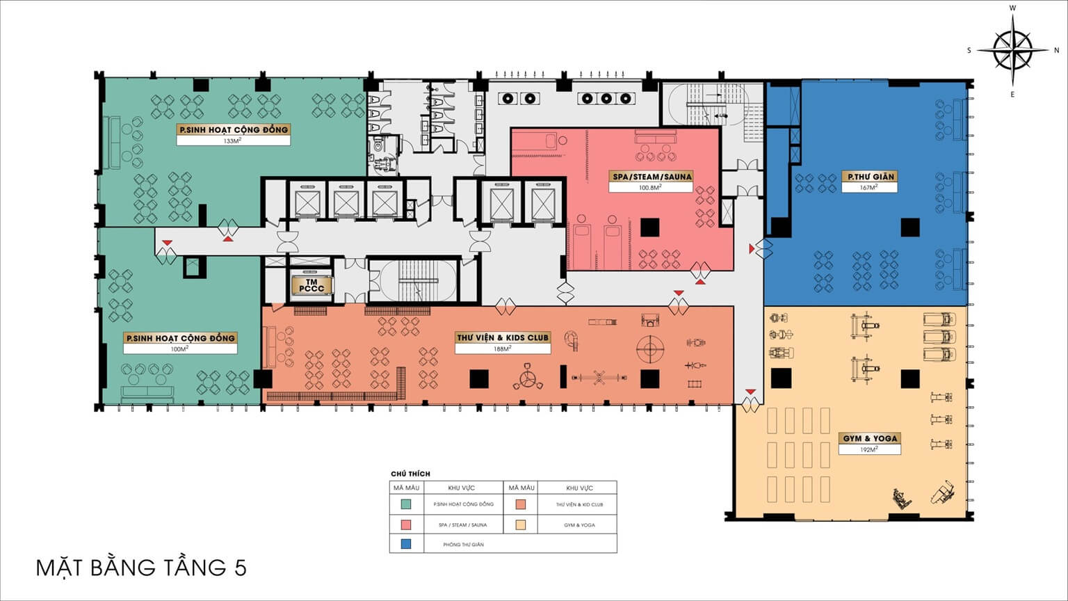SUN LÊ DUẨN (SUN SOLAR) ĐÀ NẴNG | BẢNG GIÁ & CHÍNH SÁCH 32 Mặt bằng tầng 5 Căn Hộ Sun Solar Residence (Sun lê Duẩn) Đà Nẵng