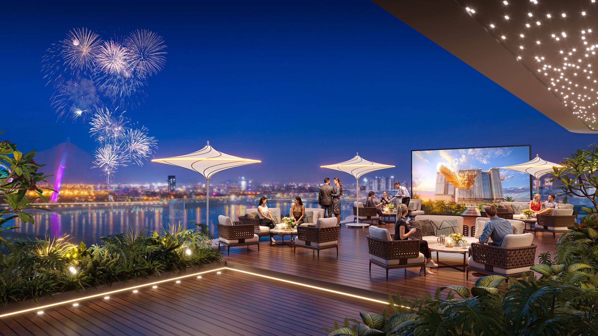 Xem phim tầng cao căn hộ The Legend Đà Nẵng